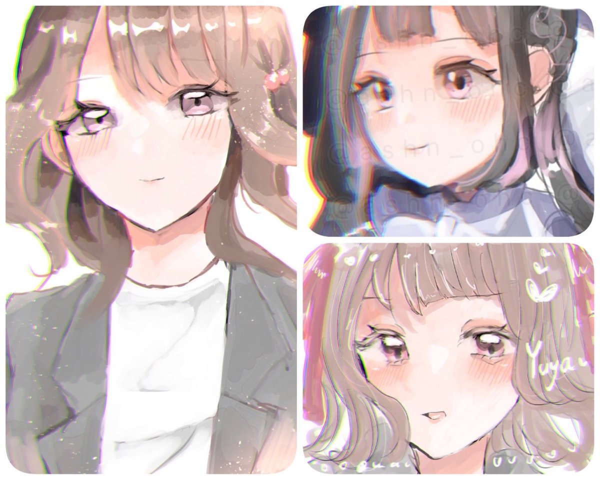 ashn_ohc's tweet photo. 【🌸イラスト企画🌸】

▶︎フォロー＆RT◀︎
で抽選で1名様にイラスト描きます！

絵柄、色等は画像参照にしてください🙇🏻‍♀️

あたるってぃーで抽選します！🍀*゜

夢絵🙆‍♀️単体🙆‍♀️コテ同🙆‍♀️
※全て胸上です※

 #夢絵企画  #イラスト企画 https://t.co/PhjTFHwCrV