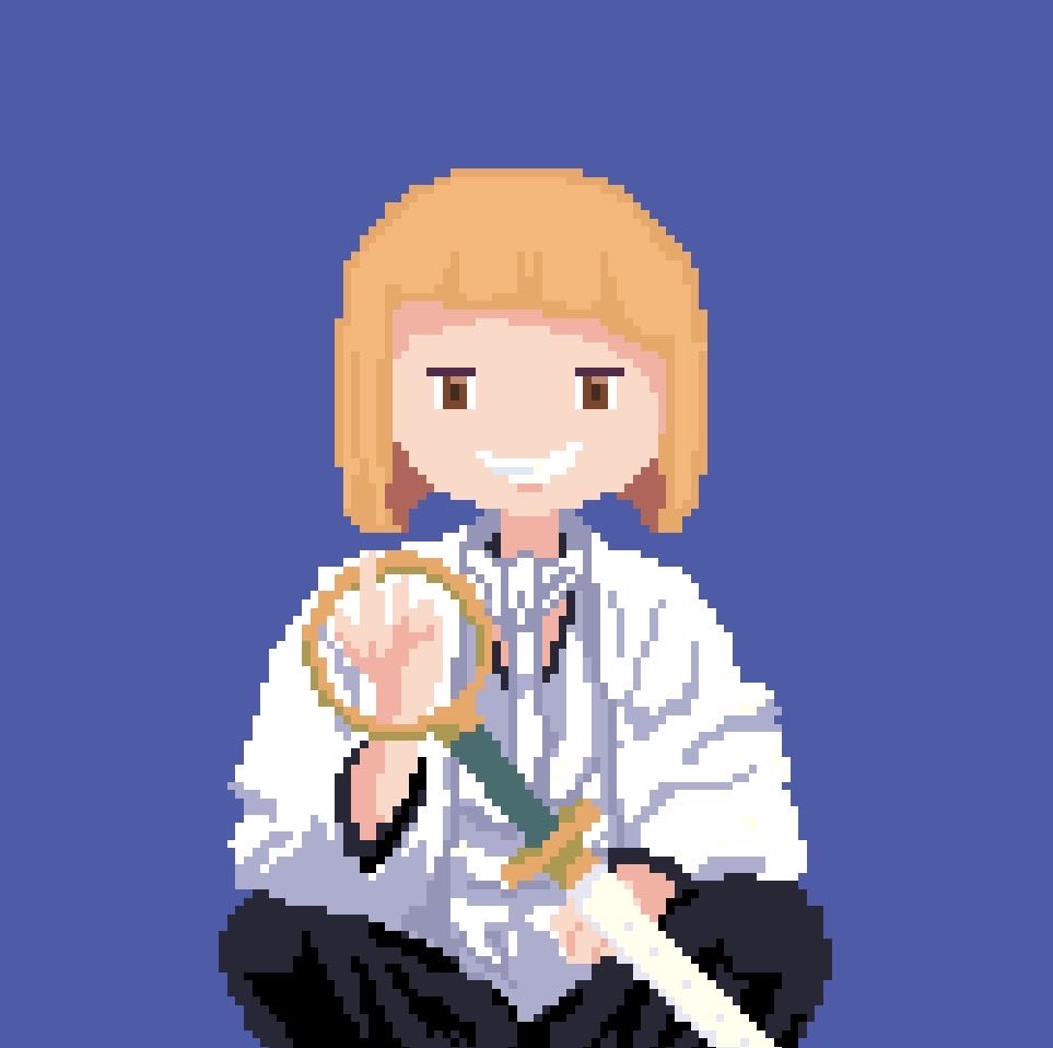 WeissFuchss's tweet photo. Bleach pixel character. 
Honestly, I drew over 30 characters but X allow me to post only 4 pictures. So there will be a lot of posts https://t.co/iWRxlO0pSH