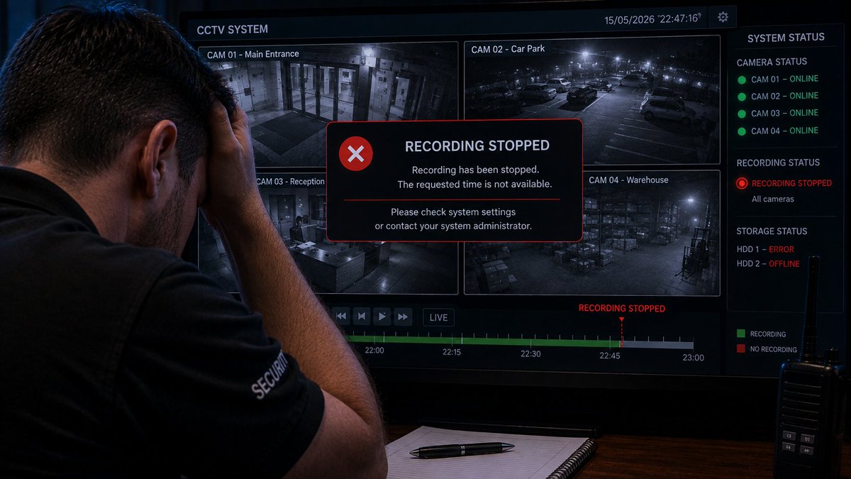 SamsonSecurity1's tweet photo. How often is your CCTV actually checked?

Routine maintenance may mean 1–2 visits a year. What happens between visits?

Automated health checks identify camera, recording, storage and connectivity issues before you need the footage.

CCTV is only valuable when it works.

#CCTV https://t.co/KFMPzJBqu6