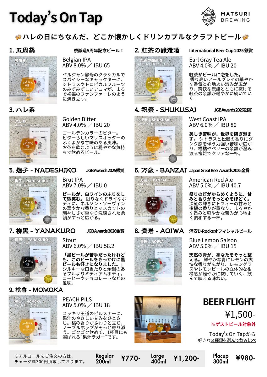 matsuribrewing's tweet photo. オープンしております！
本日の日替夜定食はチキンタコライスになります！
ぜひご賞味ください！
お待ちしております🍻
#祭醸造 #クラフトビール #浦安 #matsuribrewing #craftbeer #urayasu #ブリューパブ #浦安グルメ #taproom https://t.co/slfLMBGdID