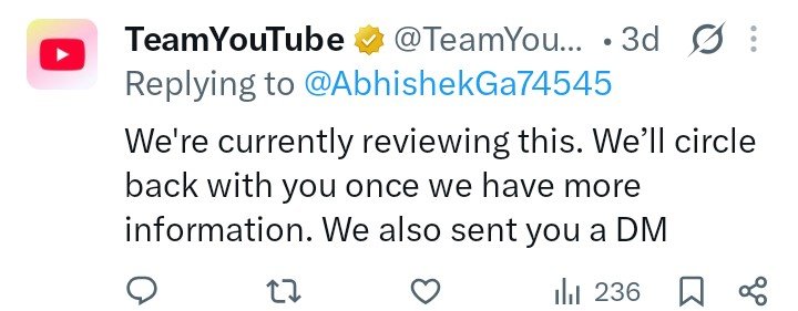 AbhishekGa74545's tweet photo. Hello @TeamYouTube, my 1.3M subscriber channel was terminated for Spam &amp; Deceptive Practices. My appeal was rejected despite the proof and evidence I provided. I also contacted Creator Support but received no meaningful assistance. Please conduct a genuine human review https://t.co/BDGSNeORjj