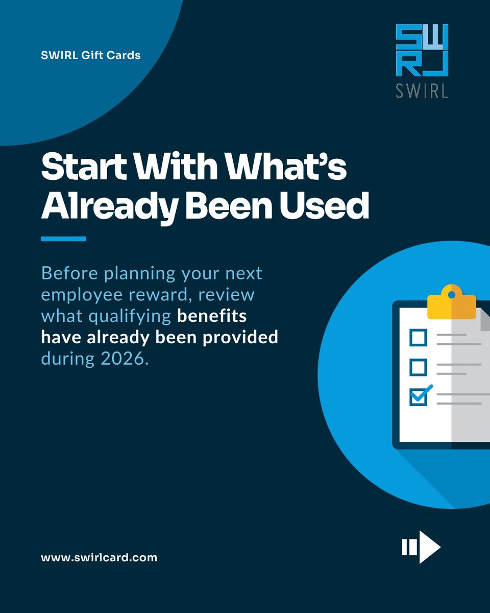 SWIRL_Card's tweet photo. Planning employee rewards for the rest of 2026?

Under Ireland’s Small Benefit Exemption, employers can provide up to 5 qualifying non-cash benefits per employee, worth up to €1,500 tax-free where the qualifying conditions are met. https://t.co/6sSfICwR8c