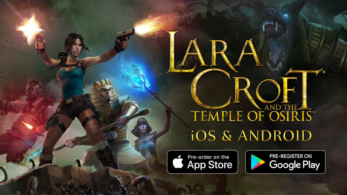 feralgames's tweet photo. Lara Croft and the Temple of Osiris is now available for free pre-registration on iOS &amp; Android!

Head to the app store of your choice, hit the button and get set for the release on September 8th.

🍎iOS: https://t.co/WZFuzUrMuf
🤖Android: https://t.co/NGGAyqKGfJ https://t.co/wF9ivSANm0