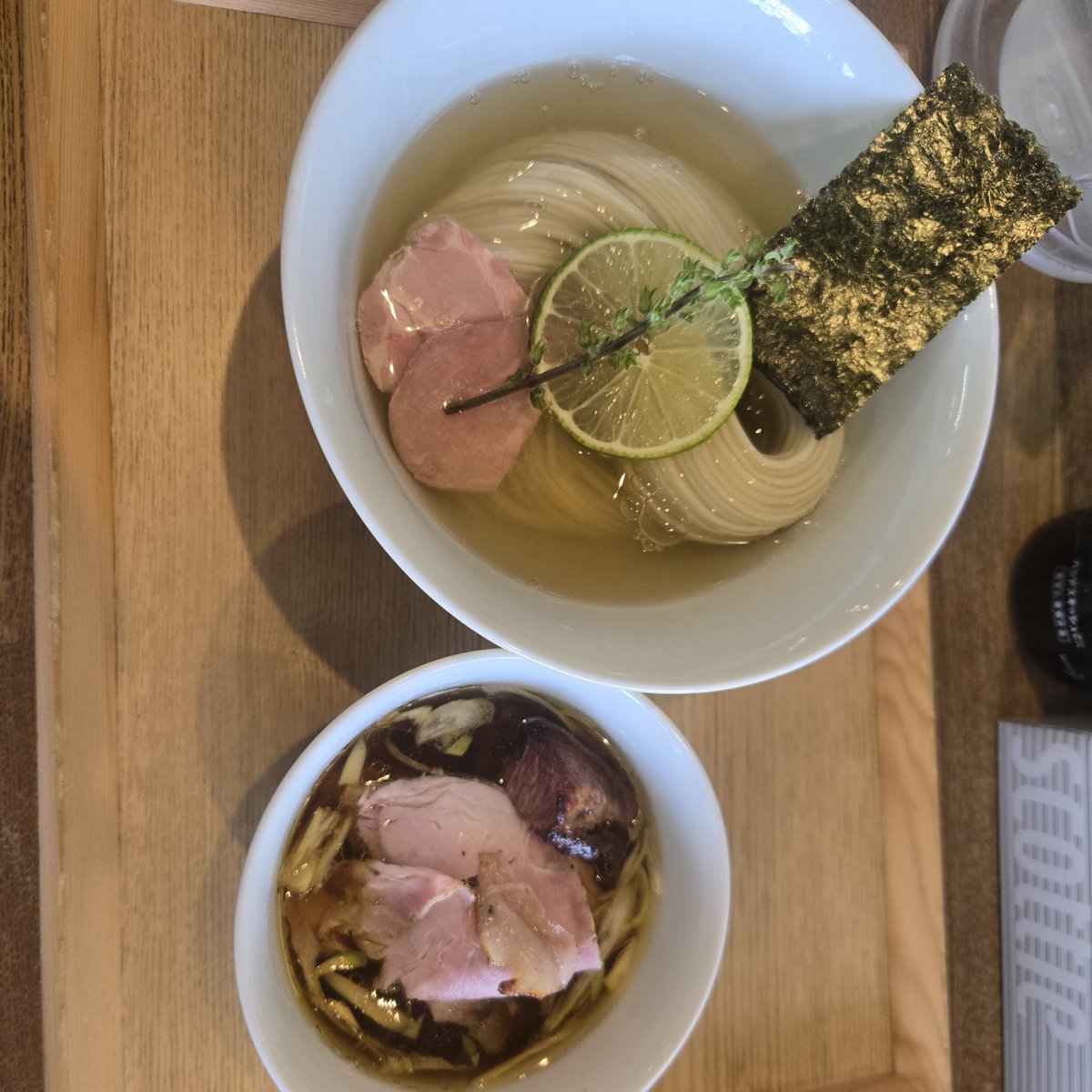 santa3714's tweet photo. 先日の帰省途中でヨコクラストアハウスの昆布水つけ麺いただきました🍜
美味しかった😋 https://t.co/cNakmfJwVE
