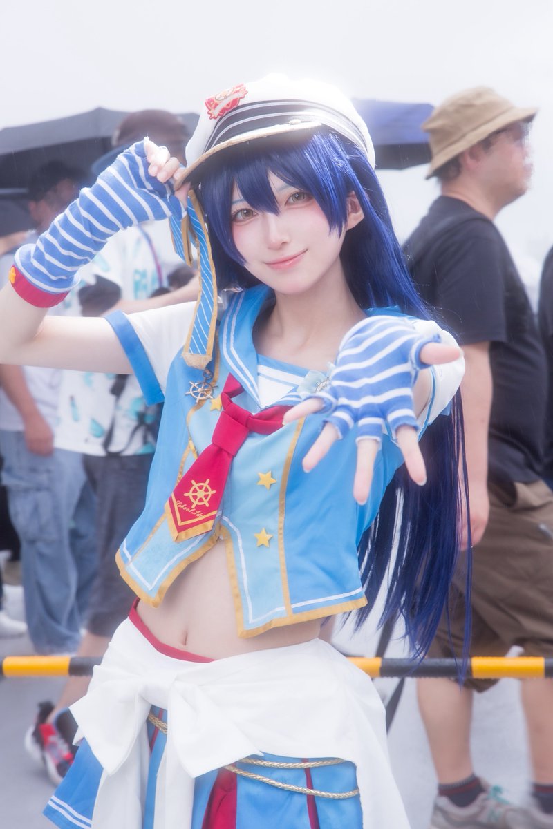 rrnn02sin's tweet photo. cos* #C108  #C108_cos 
ラブライブ! 💙園田海未💙 https://t.co/OzA12LwVi4