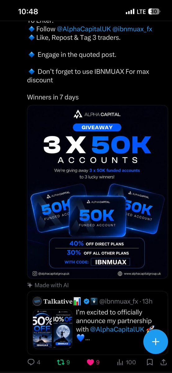 _Anasemi's tweet photo. @ibnmuax_fx @AlphaCapitalUK Done ✅ 
@Kelvintalent_ 
@Techriztm 
@kingstonpips https://t.co/W1UuDEZsgP