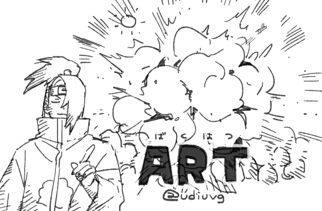 udiuvg's tweet photo. NARUTOのデイダラ　らくがき https://t.co/cQdq0UES5g