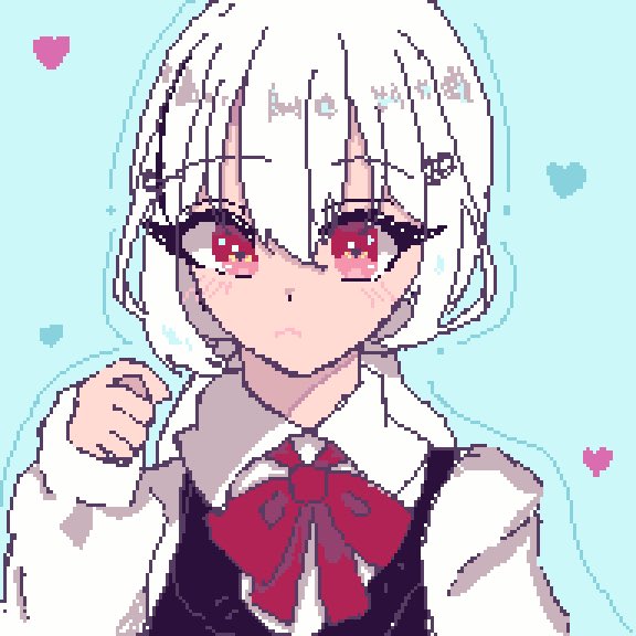 Shigure0928's tweet photo. 新しく入れたドットアプリで描いたはかちぇ
#はかせレポート https://t.co/vySwNMwYSo