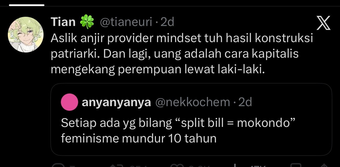 lilaccountz's tweet photo. wkwkwkw coba kali kali main ke pengadilan agama dan liat betapa banyak pernikahan hancur karena laki lakinya males kerja dan akhirnya gabisa provide keluarganya?

berpasangan sama laki laki gapunya mental provider is such a hell. https://t.co/uncgLJRcuV