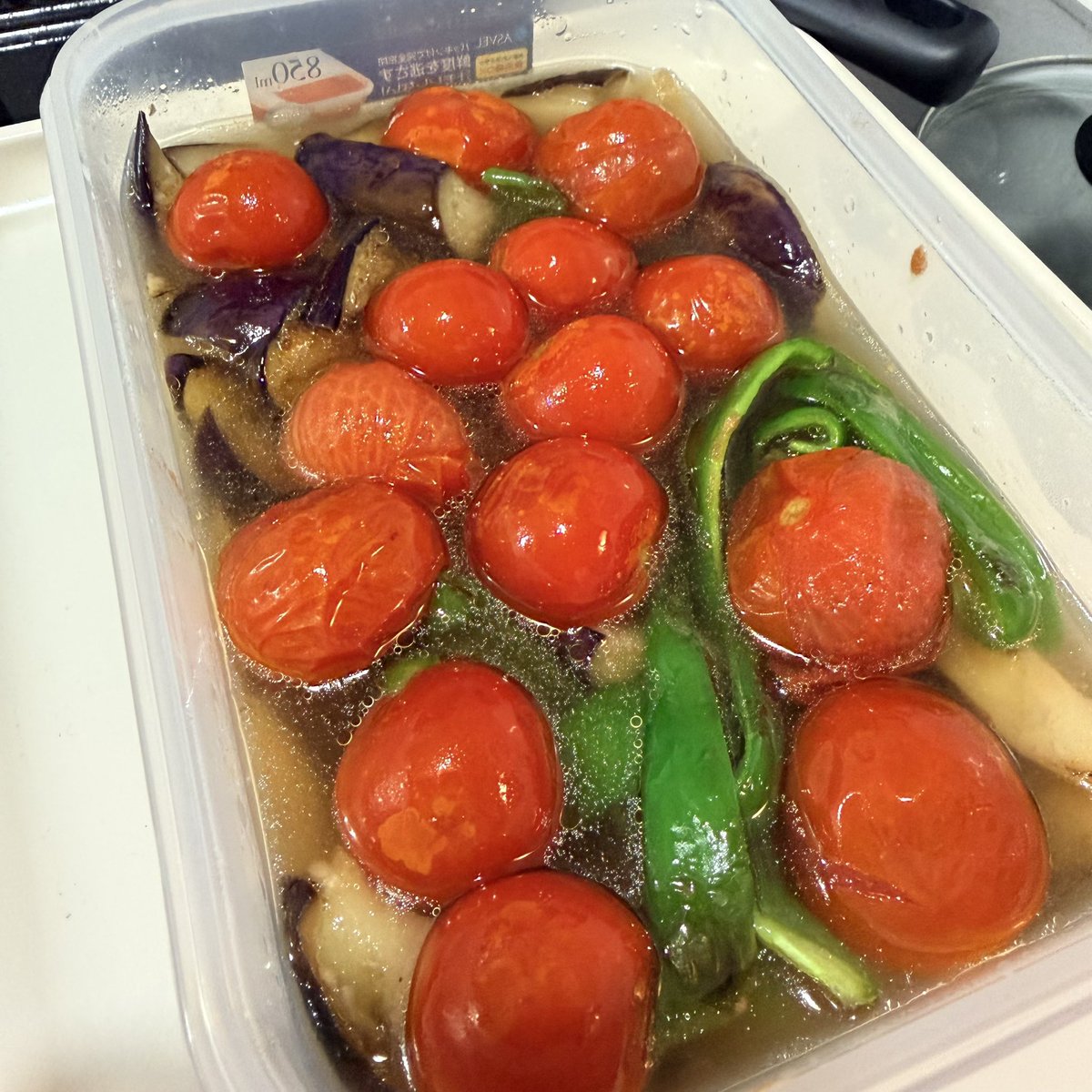 meltless's tweet photo. 夏になると作りたくなる焼き浸し…夏バテ気味の時はひんやりおかずに救われる… https://t.co/LsuctZ7yBx