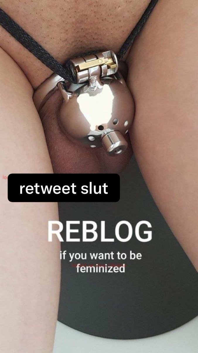 allisonsandra77's tweet photo. Repost this if you love the idea of bein a permanently caged sissy slut… locked, feminized, and existin only for mommy!! https://t.co/JcS3JCiVxu