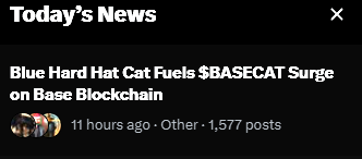 BasecatOnBase's tweet photo. Helmet stays on. 🐱🪖 https://t.co/fVLxuQaL9K