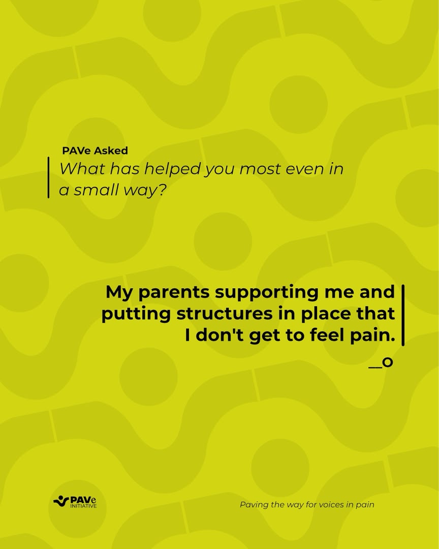 PAVeInitiativee's tweet photo. This is one of those voices.

There are many more to hear. We’re listening.

#PAVeInitiative #ChronicPain https://t.co/RPYc7VTOvV
