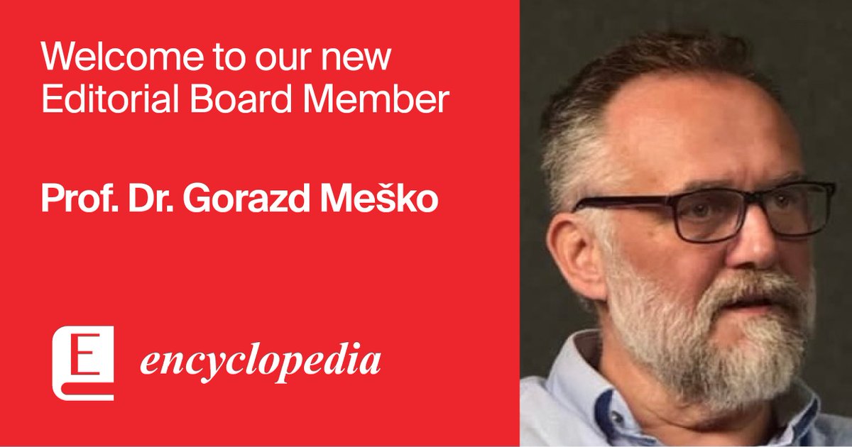 Encyclopedia_J's tweet photo. 🎉 Welcome Prof. Dr. Gorazd Meško to our Editorial Board! 

🏛️ Expert in criminology, victimology, penology &amp; security studies. 

Welcome onboard! 🤝

🔗 https://t.co/PtxlCgeAnm

#Encyclopedia #MDPI #EditorialBoard #Criminology https://t.co/klfXkUn5nD