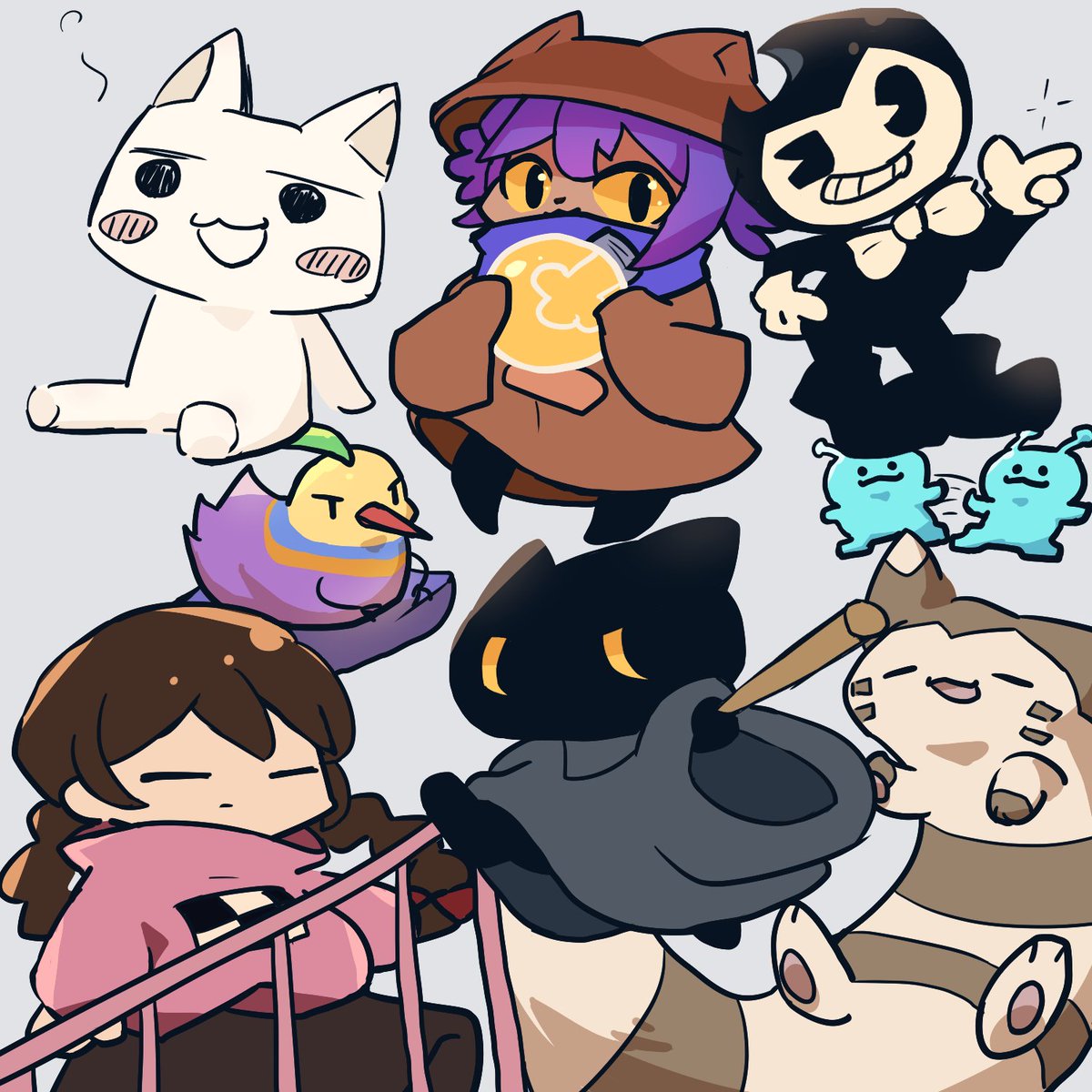 hitaki176's tweet photo. 色んな好きなキャラ達。 https://t.co/VvdzhlCEqn