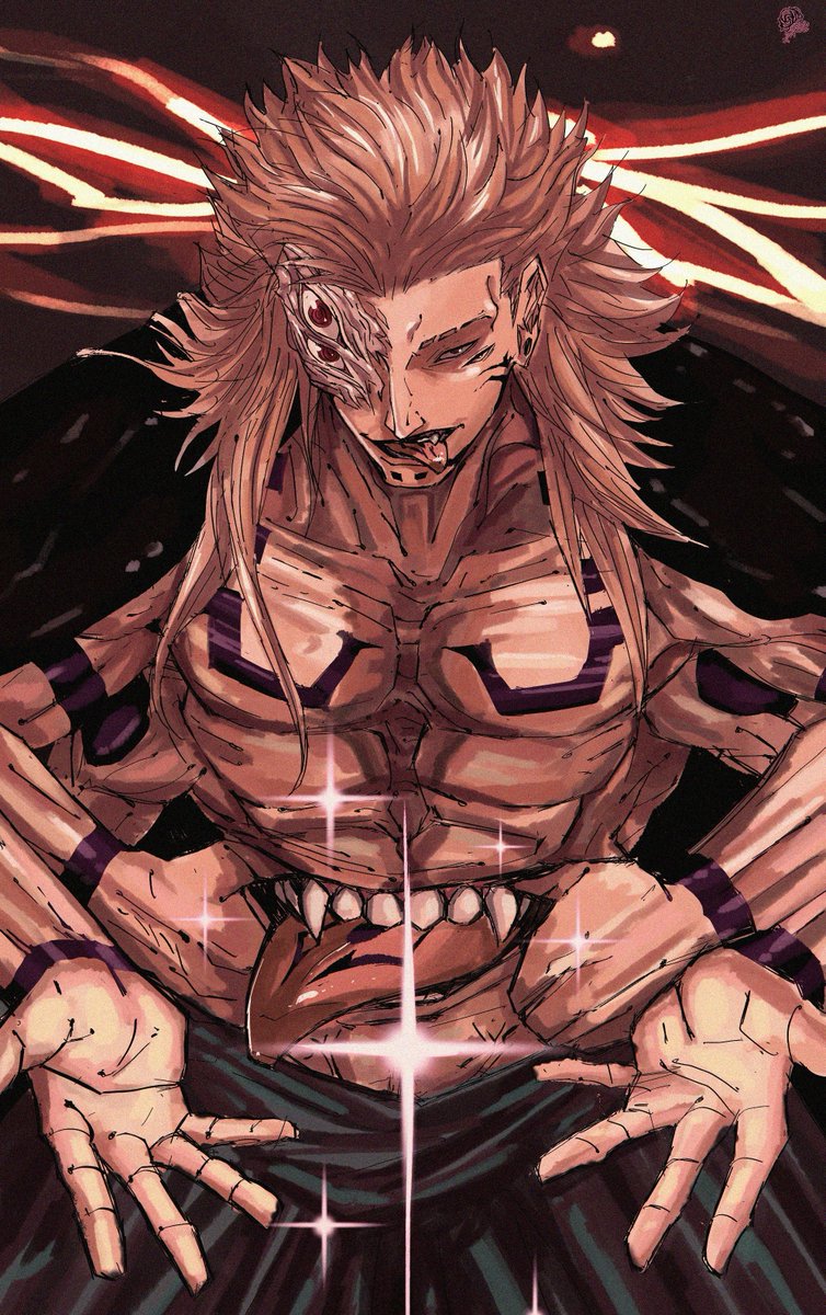 Phantomosis's tweet photo. I am the creator of this version of Long Haired Sukuna.

Enjoy https://t.co/qoN2uYSbJu