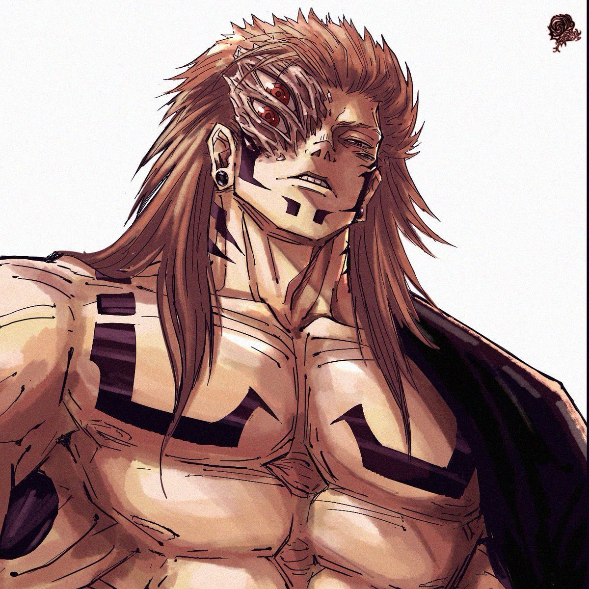 Phantomosis's tweet photo. I am the creator of this version of Long Haired Sukuna.

Enjoy https://t.co/qoN2uYSbJu