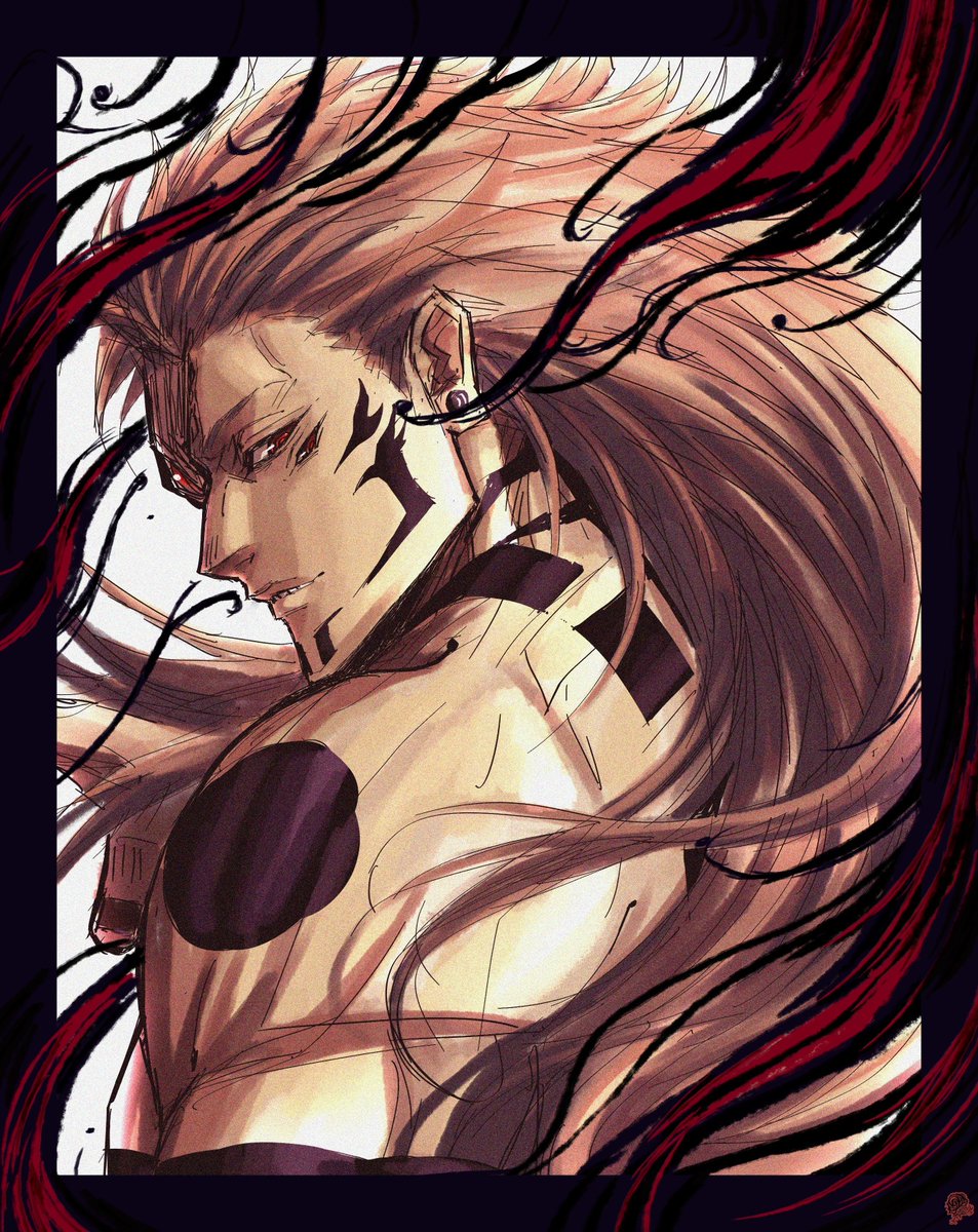 Phantomosis's tweet photo. I am the creator of this version of Long Haired Sukuna.

Enjoy https://t.co/qoN2uYSbJu