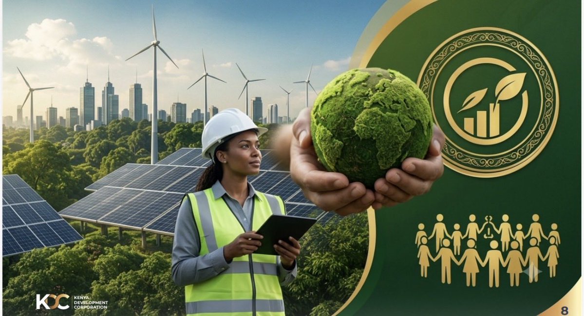 KDC_KE's tweet photo. Something exciting is happening at KDC!

We’re unveiling our new financial products and advisory solutions, alongside our Sustainability & Green Financing Strategy; designed to support investment, growth and sustainable development across key sectors.

Whether you’re in Manufacturing, Tourism, Post-Harvest Management, Health, Climate Change, or the Digital & Creative Economy, this is an opportunity to explore new ways to finance and grow your investment.

🎥 Join us LIVE and be part of the conversation:
https://t.co/WriGevIDBZ

KDC - unlocking Kenya’s Potential for shared Prosperity 

#KDC #DevelopmentFinance #GreenFinance #Sustainability #Investment #MSMEs
