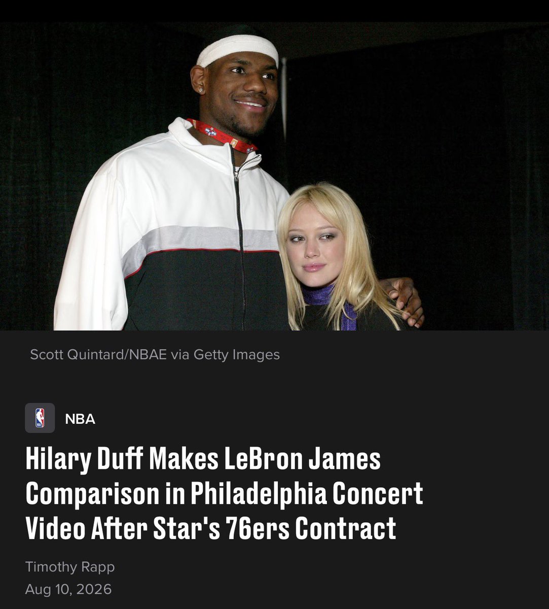 calvingonba's tweet photo. Didn’t think I needed a reason to love Hilary Duff any more than I already did 🤞🏾 https://t.co/ZwIWWCJW1v