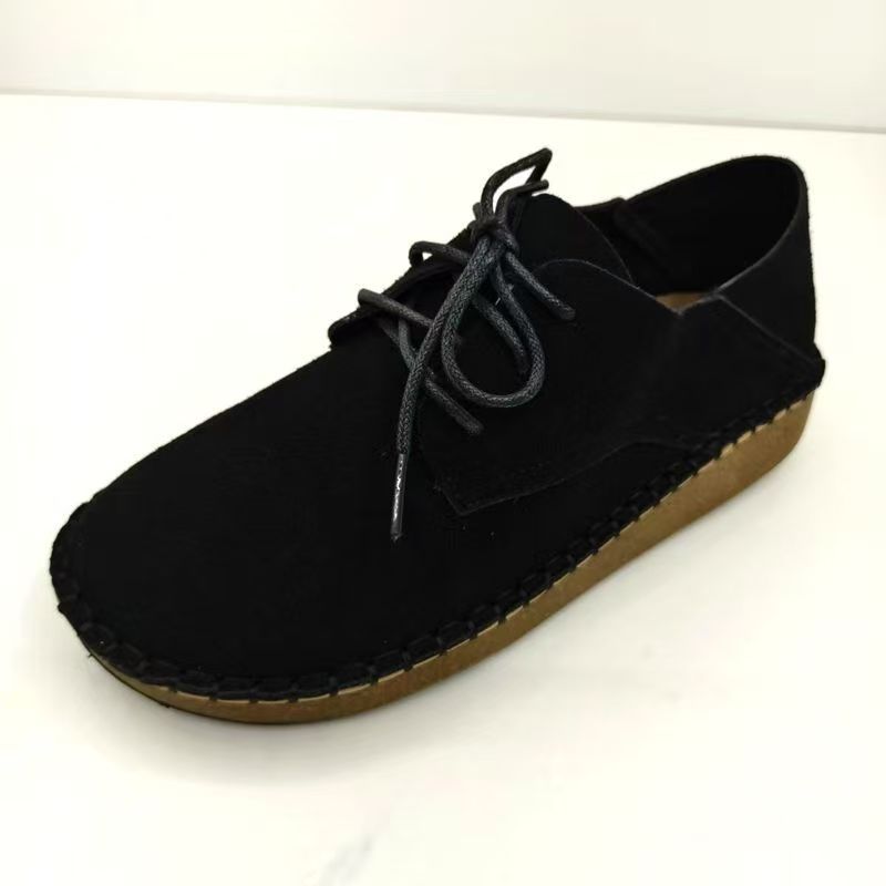 Chinasallchen's tweet photo. Handmade striped kangaroo shoes, retro suede casual shoes from England, suitable for all seasons, lace up lazy shoes #boots  #shoes #wholesale #camo #combat boots #shoes #boots #Footwear factory  Pls Add Whatsapp 86 13182921090 https://t.co/4I9MhM9j4t
