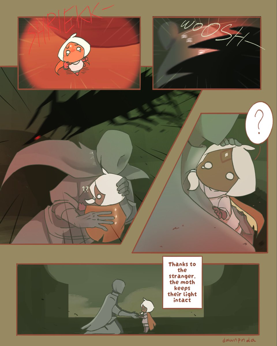 DawnPnda's tweet photo. Sky cotl comic (2/2) !
Ikemen saves the moth!!! https://t.co/wBj7O57Nxt