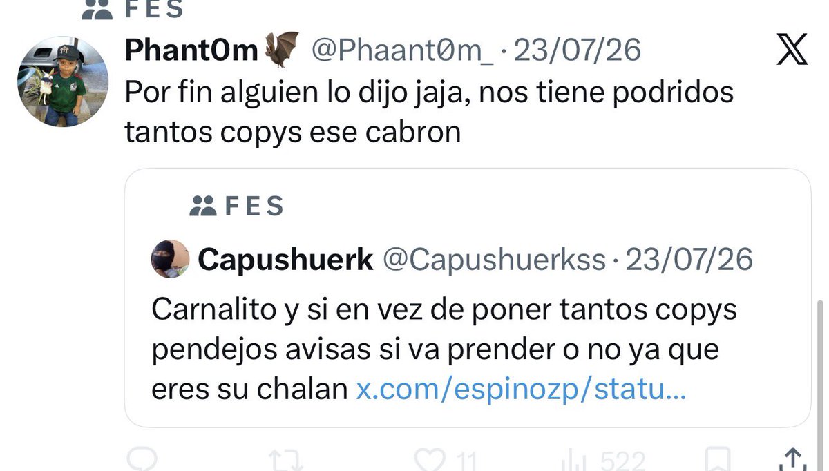 Phaant0m_'s tweet photo. @espinozp hermanito perdóname🥺 https://t.co/KfTErOeI76