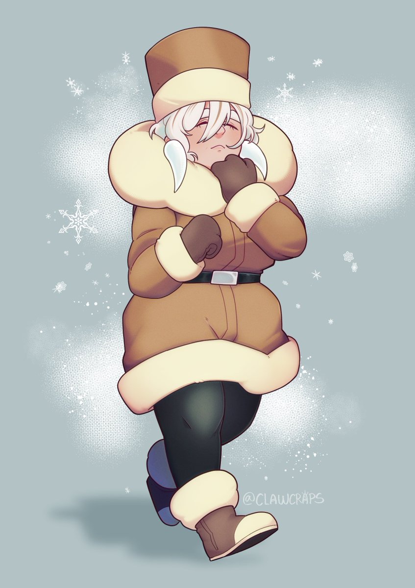 clawcraps's tweet photo. Bryce, my mamoswine gijinka! ✨

i was practicing some things with this piece 
#PCUlore #Mamoswine #pokemonoc https://t.co/vTuPVc279R