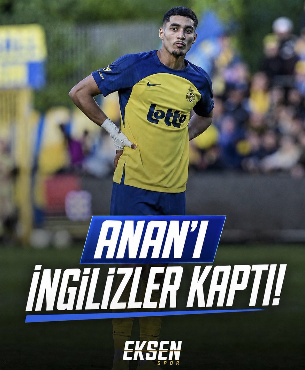 eksenspor's tweet photo. Crystal Palace, Avrupa'nın en gözde genç kanatlarından birini bitiriyor.

Sacha Tavolieri'nin haberine göre Union Saint-Gilloise ile Crystal Palace, Anan Khalaili için bonuslar dahil 28 milyon euroluk transferin son detaylarını görüşüyor. https://t.co/1tLovUZu5s
