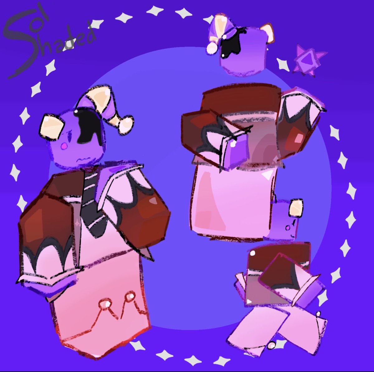 Petrified_ToT's tweet photo. Solshaded’s noli and John Doe designs! 
It’s been so good so far, some ups and downs, people leaving the team but then there’s the thought of how far the team made it since March. “((-^-
Honestly, hopefully more content comes out from here!
I’ll see you all later! 
<3 https://t.co/Az5Bg7Rx4d