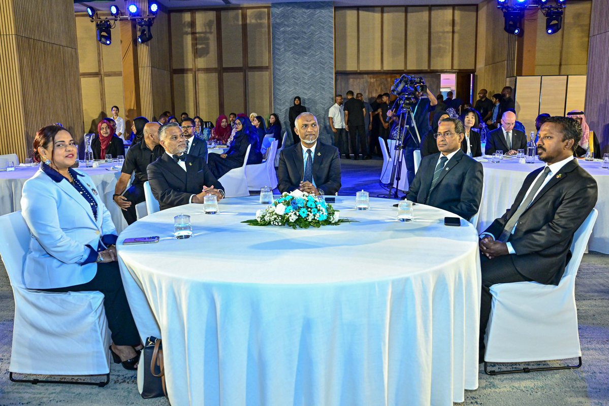 presidencymv's tweet photo. President Dr @MMuizzu attends the ‘PGO 2.0’ launch ceremony. The initiative forms part of the nationwide digital transformation under Maldives 2.0, advancing a human-led, AI-powered and accessible digital system. https://t.co/cYOEcYOGoG