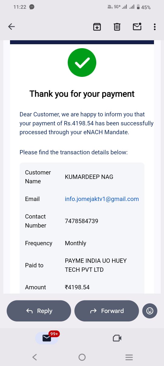 KumardeepN's tweet photo. @PayMeIndia 4198. 54 Rs amount was deducted on 10 August, yet your app shows “overdue.” Please correct it immediately. If this affects my CIBIL score, I will send a legal notice and take legal action.

Please support @jagograhakjago
@RBI https://t.co/hgx2Bo2ZmO