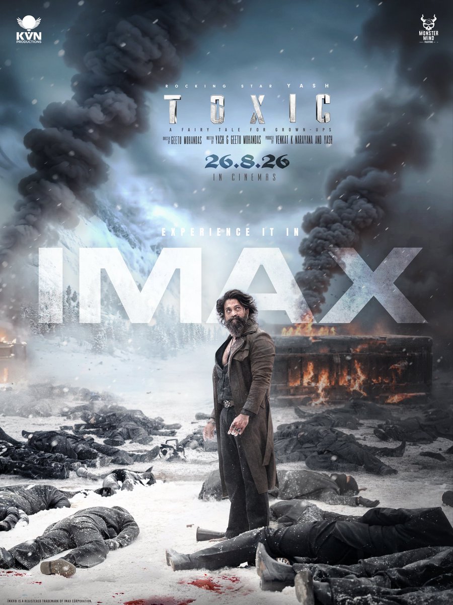 Karthik1423's tweet photo. Experience it in @IMAX 

#ToxicTheMovie
@TheNameIsYash Sir
@KvnProductions 
#MonsterMindCreations
#GeetuMohandas https://t.co/oV22XuNVH5