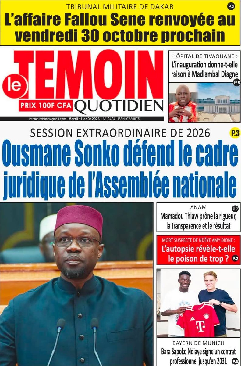 MasseneDIOUF3's tweet photo. https://t.co/v8VWs2WhA4