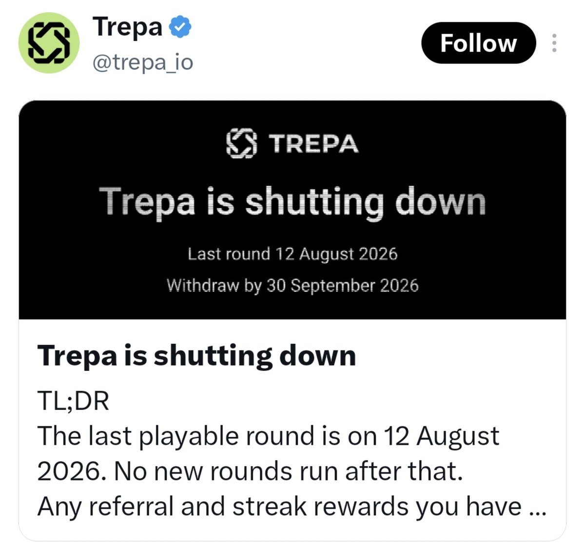 Gautamguptagg's tweet photo. 🚨 Two Prediction Markets Shut Down in Just 1 Day.

As I already talked in last month tweet.

Expect more prediction markets to disappear in the coming months.. https://t.co/8ceh6C0973