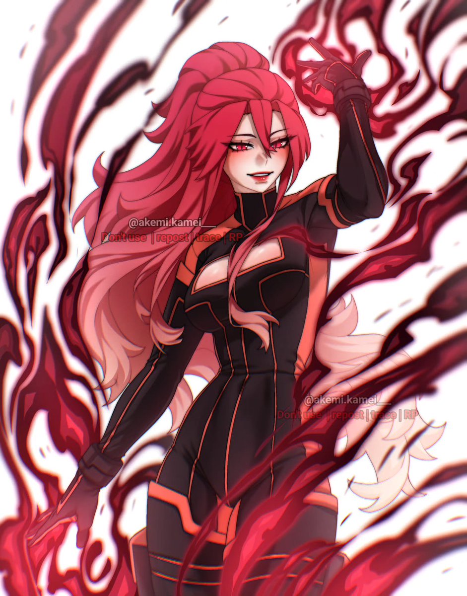 NixaIncinerate's tweet photo. I donโt warn twice.
Touch me and you burn.
Look at me wrong and you turn to ash.
Red hair. Sharp teeth. Zero patience.
I came here to win, not to play nice.
Try me.
#BNHAOC #MHAOC #BNHA https://t.co/ppoo4W9reX