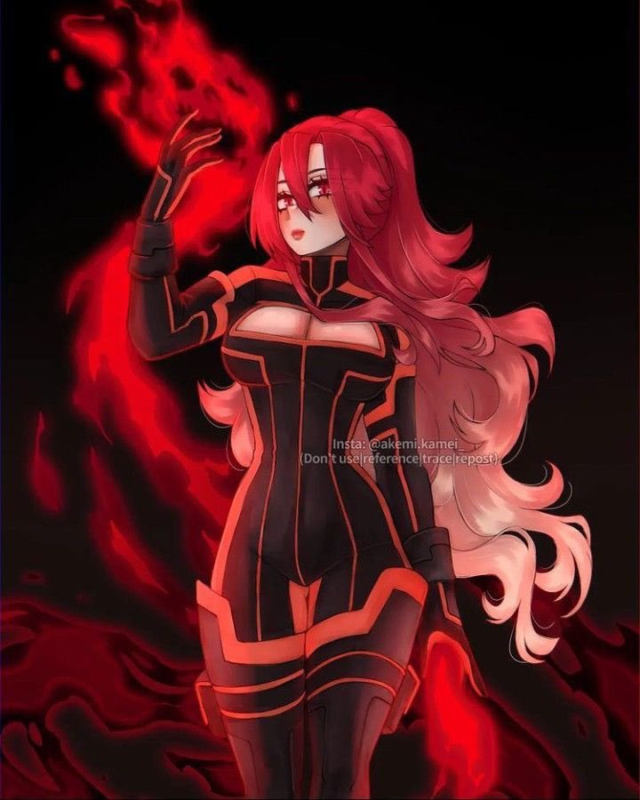 NixaIncinerate's tweet photo. I donโt warn twice.
Touch me and you burn.
Look at me wrong and you turn to ash.
Red hair. Sharp teeth. Zero patience.
I came here to win, not to play nice.
Try me.
#BNHAOC #MHAOC #BNHA https://t.co/ppoo4W9reX