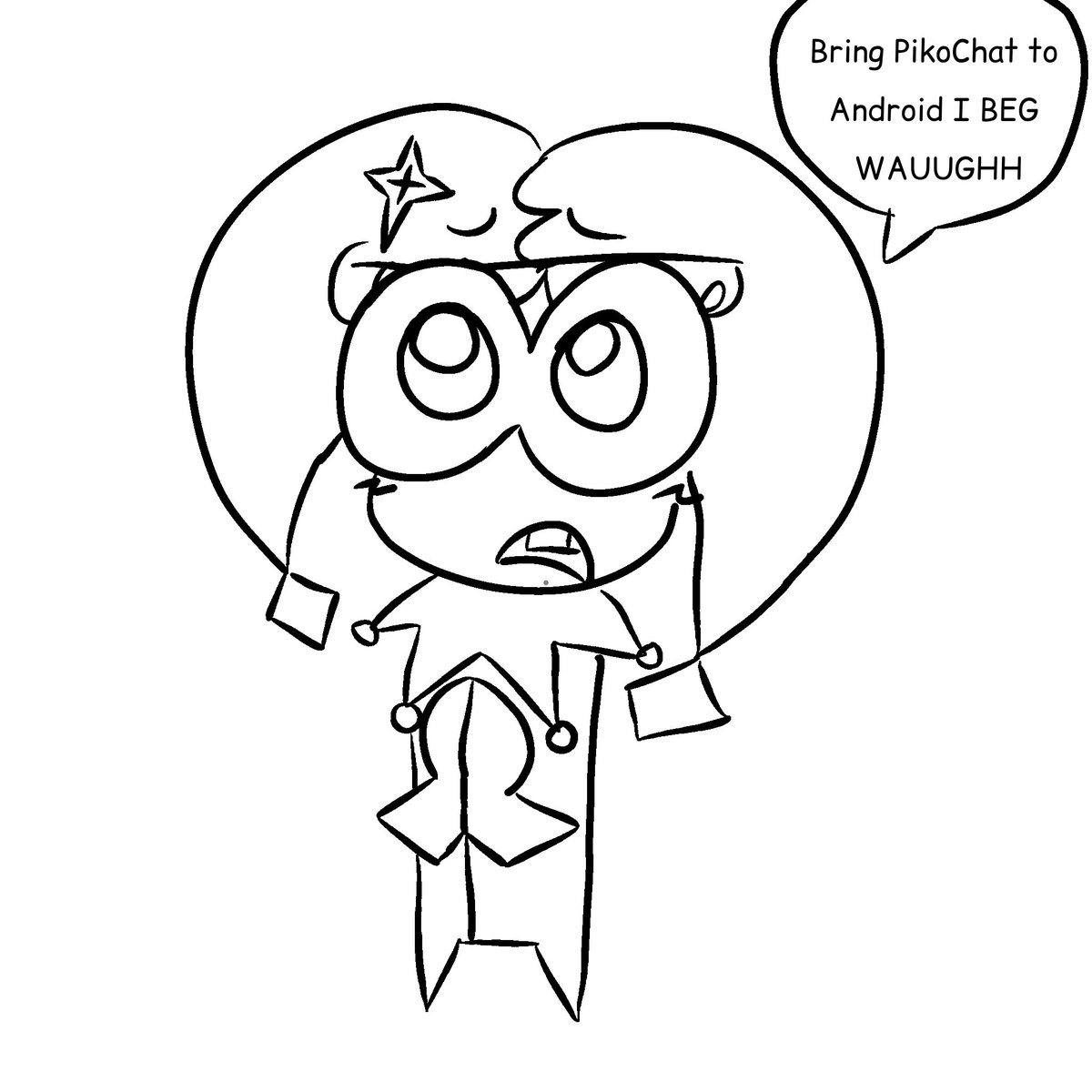 TheRealLimewire's tweet photo. I NEED THE APP PIKOCHAT ON ANDROID AAUUAUAUAUGGHHHHH IT'S LIKE A NEED I REQUIRE THIS APP SO BAD AAAUUGHHHH #pikochat #pikochatapp https://t.co/0KZV5bNVaD