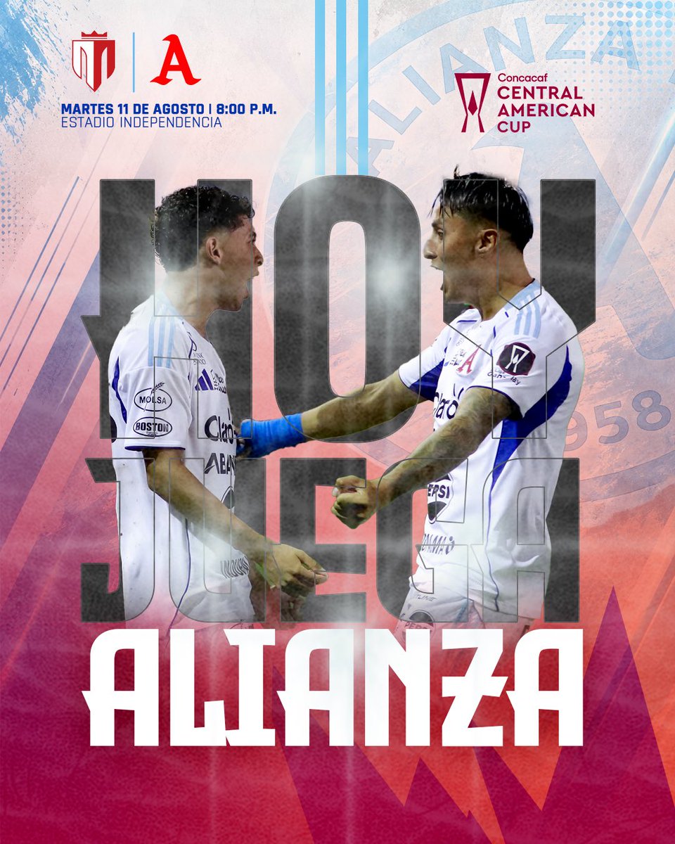 AlianzaFC_sv's tweet photo. ¡𝑯𝑶𝒀 𝑱𝑼𝑮𝑨𝑴𝑶𝑺 𝑳𝑨 𝑪𝑶𝑷𝑨! 🤍🩵🙌🏼

@TheChampions 🏆

#AlianzaFC #CopaCentroamericana 🅰️ https://t.co/ZxRVFQBtzS
