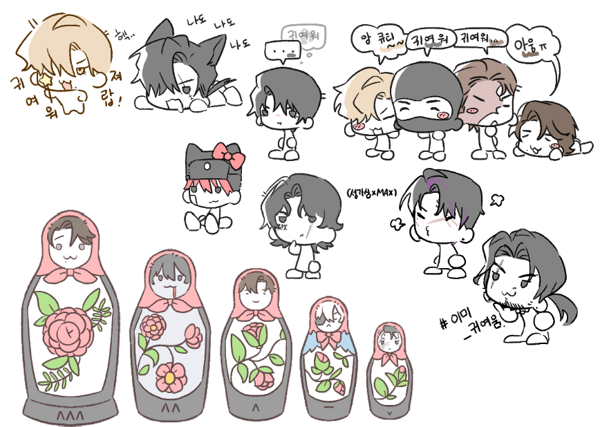 frogGAME_HSH's tweet photo. 그린거 없음 애들만 그려줌 https://t.co/yAkWIEzkg3