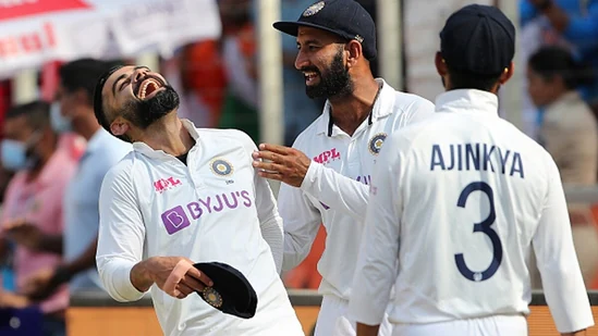 Cric_Venky's tweet photo. It's Because of the Three of Us
Ajinkya Rahane, following his recent retirement from international cricket, spoke about how he, Virat Kohli and Cheteshwar Pujara helped build India's Test team
#Rahane #ViratKohli #BCCI #Teamindia https://t.co/aovdVlnAir