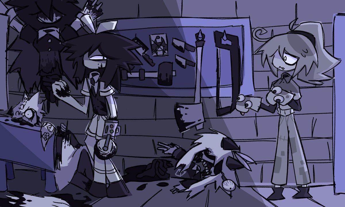 chillbill2121's tweet photo. “I told you not to open the door.”
(FPE: Time Fracture AU)
#fpe #fundamentalpapereducation #art https://t.co/ftRXymo5Jq