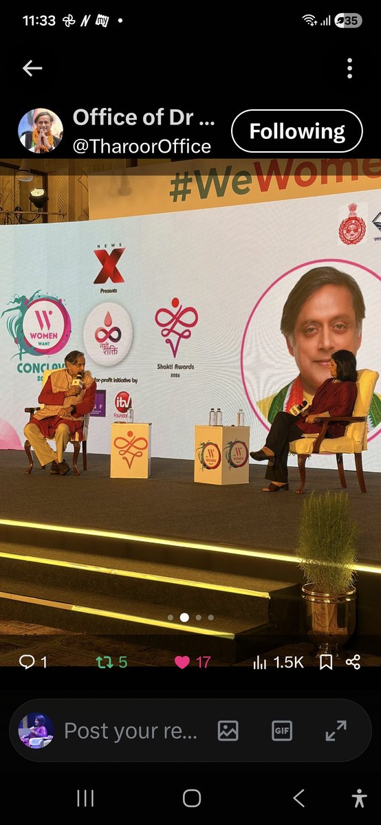 Priyascorner's tweet photo. When i asked @ShashiTharoor which character he wld like to play if #Ramayan was remade as someone on his X Timelime had suggested Ram. He said Lord Hamuman. But..here i missed asking the obvious follow-up, so i shall do sp now: Who,then is the Ram to yr Hanuman  @Wewomenwantoffc https://t.co/ljarYp6MhF