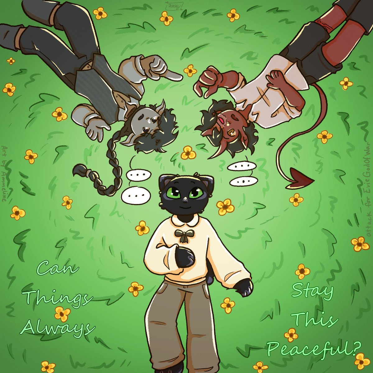 Ammeline0's tweet photo. @kashyn0 I'm actually kinda proud of these ones I made for artfight heeheh

P.S.: Ur art look so soft and cute and I love it smm >w< https://t.co/oMgu0LK7sz
