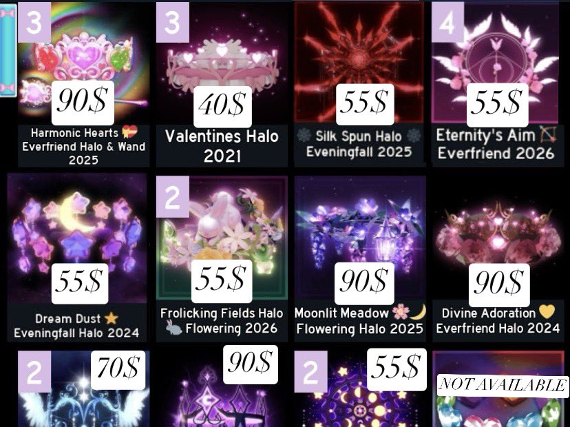 keyysopie's tweet photo. selling royale high halos 💕
paypal • cashapp • zelle • robux 🌸
dm or follow if interested since comments are off 💌
#RoyaleHigh
#RHTrading
#RHTC
#RoyalehighValks https://t.co/pYPKt0Nd9j