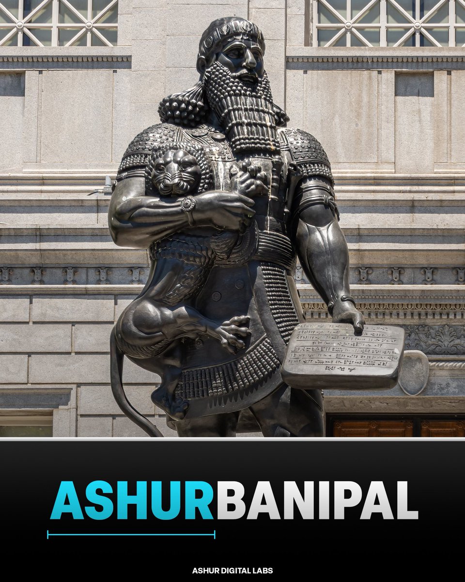AshurDigital's tweet photo. Ashur Digital Labs derives its name from the Library of Ashurbanipal, a collection of over 30,000 ancient documents from the 7th century BC. 

Ashurbanipal, the last great Assyrian king, assembled these texts to build the greatest collection of documents of his time. 

We aspire to a similar pursuit of knowledge and tenacity as we continue to scale our mining and research operations.

#btc #bitcoin #crypto #ai #cryptocurrency