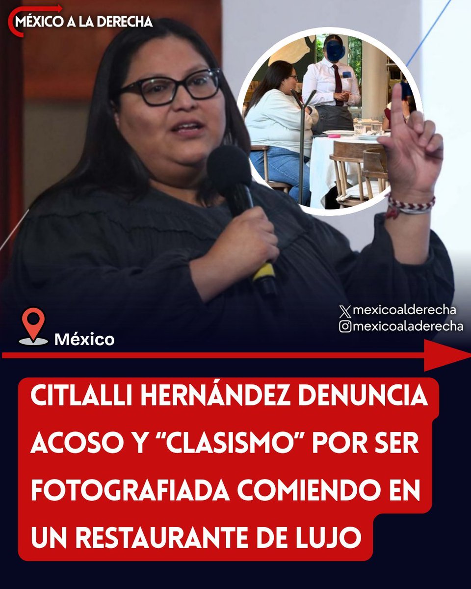 PorMiMexico71's tweet photo. Habla de clasismo la miserable que come en restaurantes de lujo. 😆🤣

Tantita madre @CitlaHM https://t.co/T1GFYNjTCN