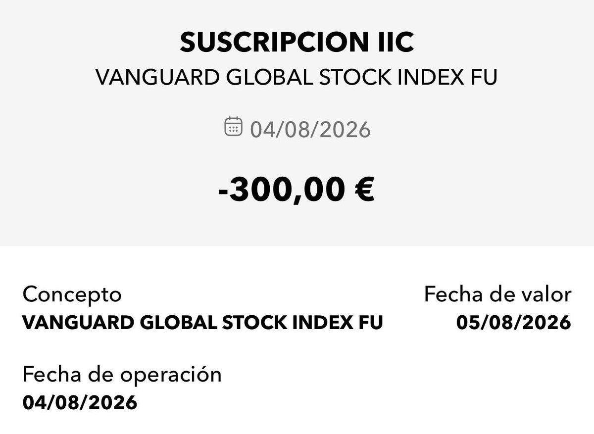 viajes_globo's tweet photo. 🎉 ¡Por 1ª vez superamos el 40% en nuestro Fondo de Inversión de @MyInvestorES! 🎉

📝 El PLAN es el siguiente: 

➡️ Aportaciones de 300€/mes durante 25 años.
➡️ Rentabilidad anualizada esperada del 8%.
✅ Capital Final 300.000€. https://t.co/LQAYwKXvJk