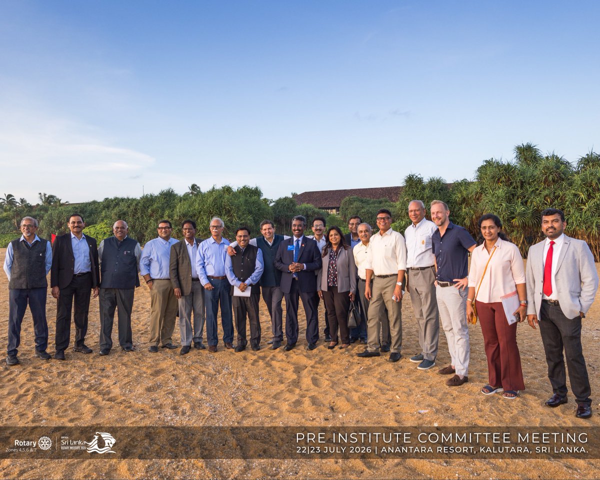 RotaryInstitute's tweet photo. Look behind the scenes of site visit with RID &amp; Convener MMM and core team from India. Every detail is planned to make the Rotary Governors-Elect and Nominees training programme before the Rotary Zonal Institute 2026 a success. https://t.co/6fH1KmnP0j