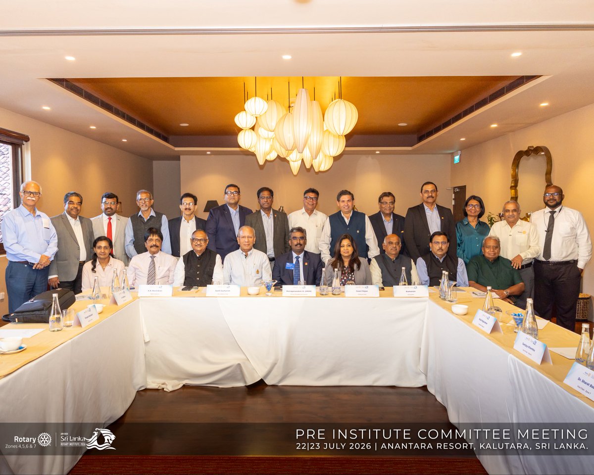 RotaryInstitute's tweet photo. Look behind the scenes of site visit with RID &amp; Convener MMM and core team from India. Every detail is planned to make the Rotary Governors-Elect and Nominees training programme before the Rotary Zonal Institute 2026 a success. https://t.co/6fH1KmnP0j